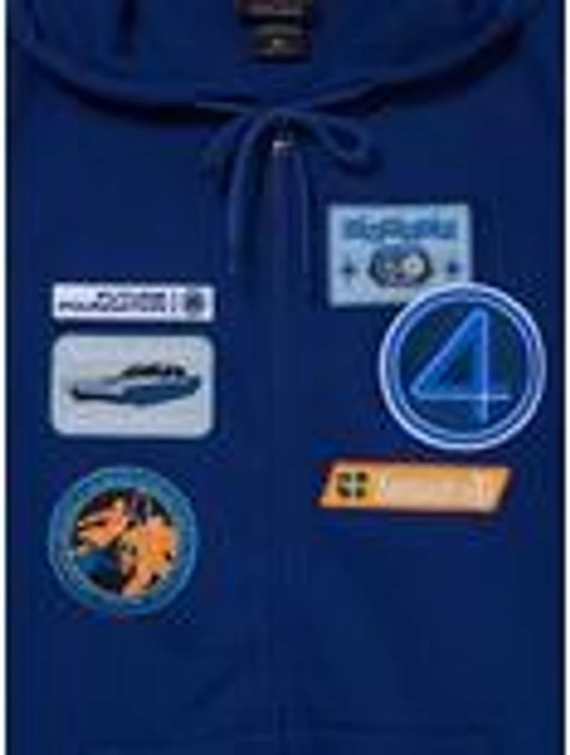 Marvel The Fantastic Four: First Steps Icon Patches Hoodie - BoxLunch Exclusive