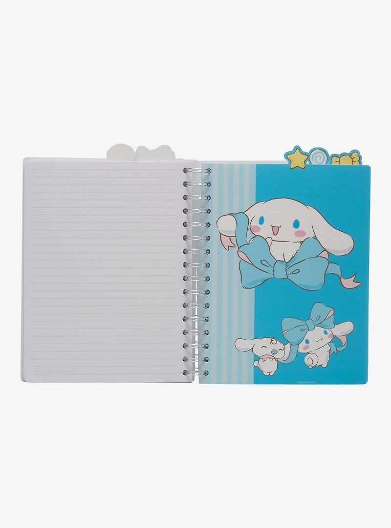 Sanrio Cinnamoroll Blue Bow Figural Tab Journal - BoxLunch Exclusive