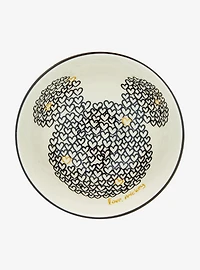 Disney Mickey Mouse Wax Resist Silhouettes Small Bowl