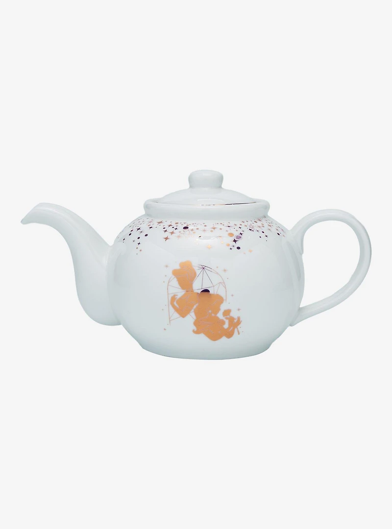 Disney Princess Rose Gold Silhouettes Teapot