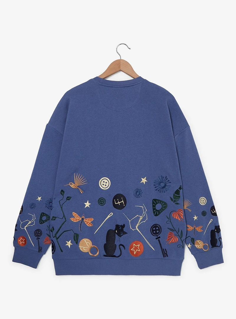 Coraline Icons Embroidered Crewneck - BoxLunch Exclusive