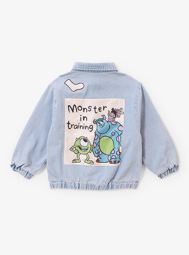 Disney Pixar Monsters, Inc. Patches Toddler Denim Jacket - BoxLunch Exclusive