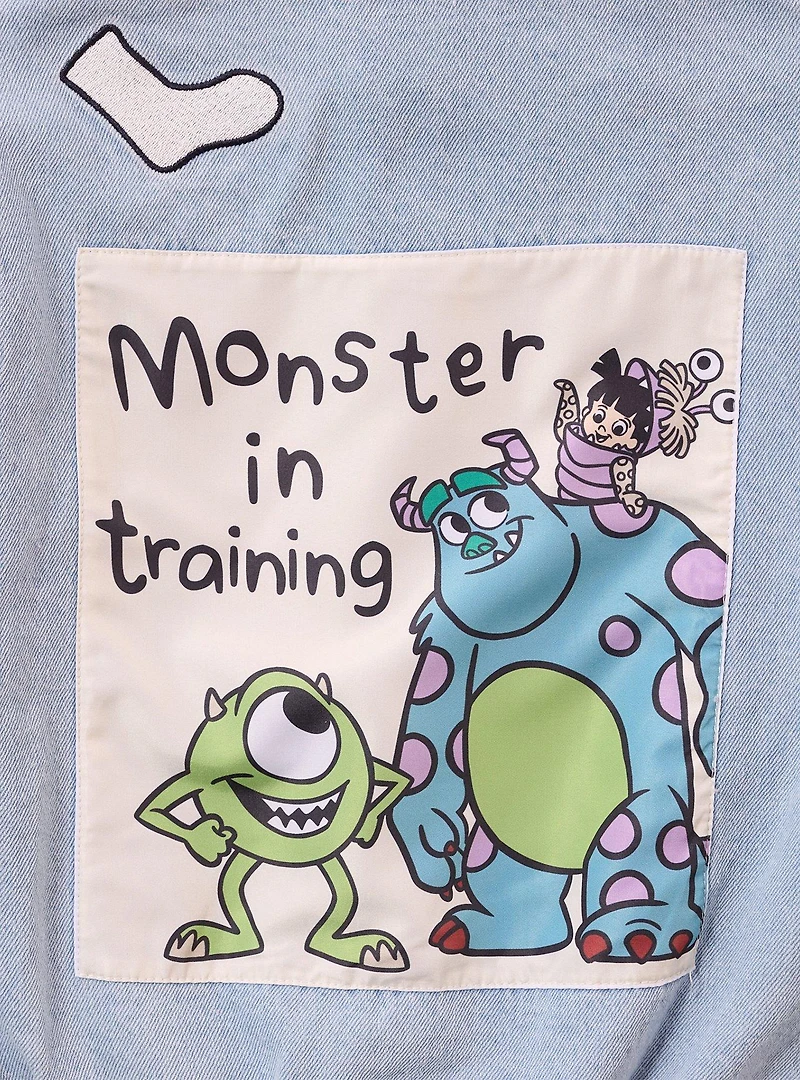 Disney Pixar Monsters, Inc. Patches Toddler Denim Jacket - BoxLunch Exclusive