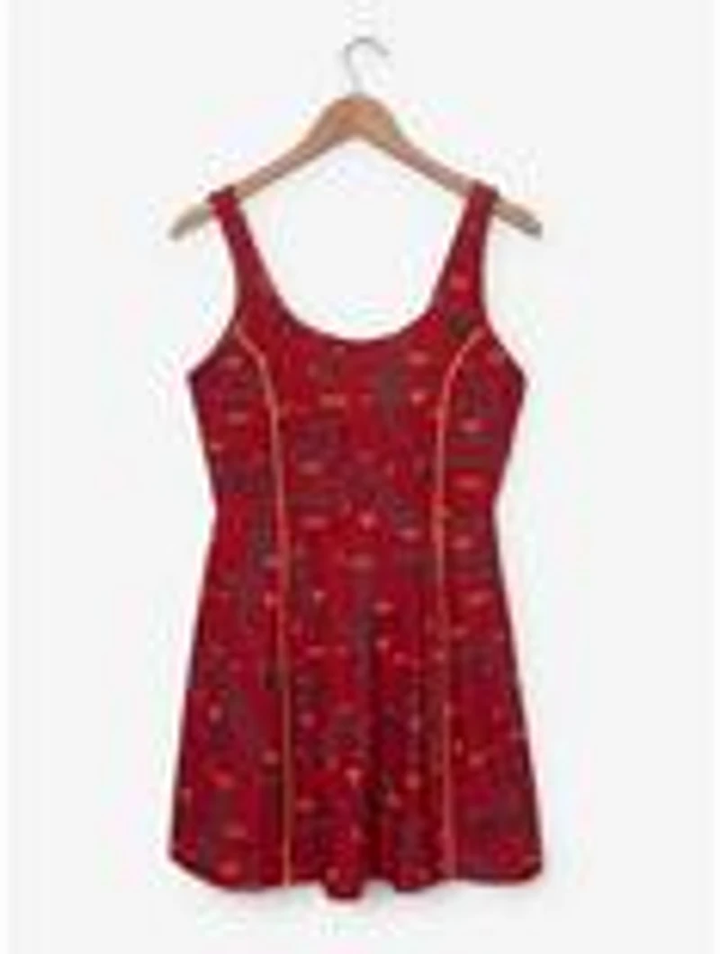 Disney Pixar Cars Lightning McQueen Icons Allover Print Active Dress - BoxLunch Exclusive