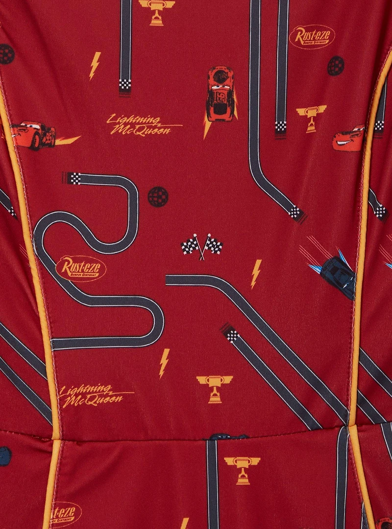Disney Pixar Cars Lightning McQueen Icons Allover Print Active Dress - BoxLunch Exclusive