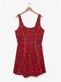 Disney Pixar Cars Lightning McQueen Icons Allover Print Plus Active Dress - BoxLunch Exclusive