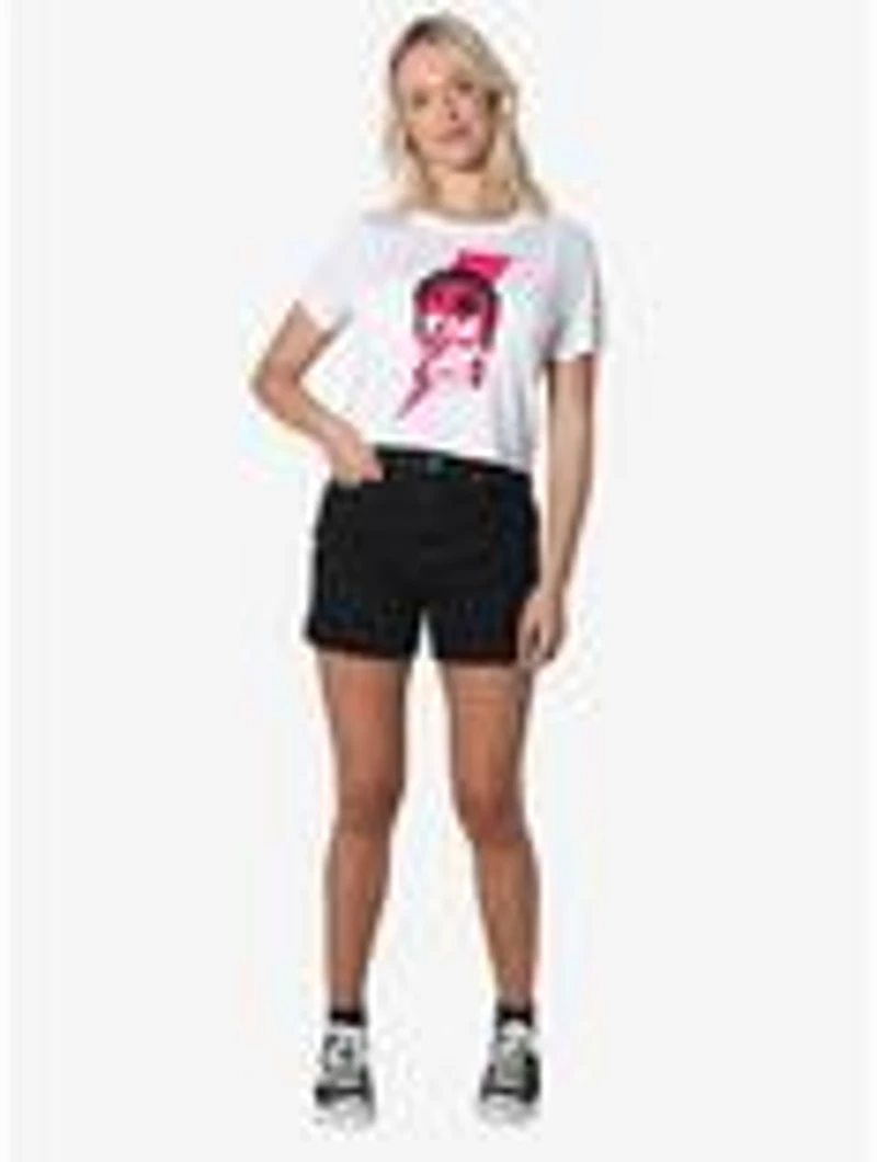 David Bowie Aladdin Sane Women's Crop Top T-Shirt