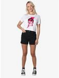 David Bowie Aladdin Sane Women's Crop Top T-Shirt