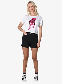 David Bowie Aladdin Sane Women's Crop Top T-Shirt