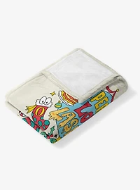 Garfield Peace Love Lasagna 50x60" Silk Touch Throw Blanket