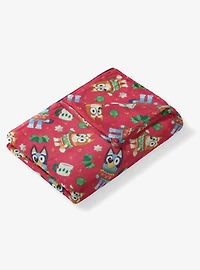 Bluey Festive Sweaters Hugger Pillow & Throw Blanket Set