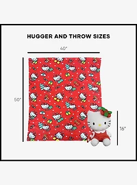 Hello Kitty Gifty Kitty Hugger Pillow & Throw Blanket Set