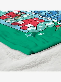 Garfield Sweater Weather Silk Touch Sherpa Throw Blanket