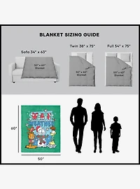 Garfield Sweater Weather Silk Touch Sherpa Throw Blanket