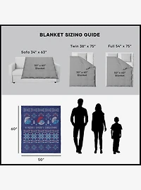 The Smurfs Merry Smurfy Silk Touch Sherpa Throw Blanket