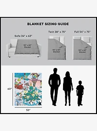 The Smurfs Winter Bash Silk Touch Sherpa Throw Blanket