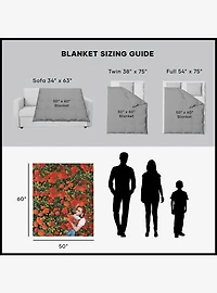 The Wizard of Oz Not In Kansas Silk Sherpa Touch Throw Blanket