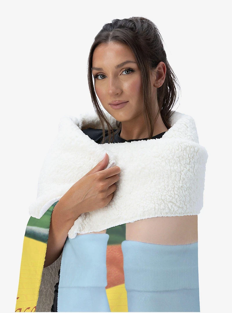 The Wizard of Oz No Place Like Home Silk Touch Sherpa Throw Blanket
