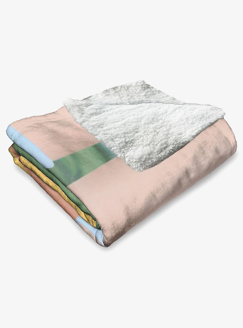 The Wizard of Oz No Place Like Home Silk Touch Sherpa Throw Blanket