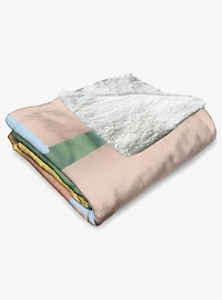 The Wizard of Oz No Place Like Home Silk Touch Sherpa Throw Blanket