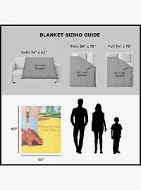 The Wizard of Oz No Place Like Home Silk Touch Sherpa Throw Blanket