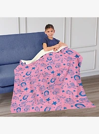 The Wizard of Oz Kansas Comfort Silk Touch Sherpa Throw Blanket