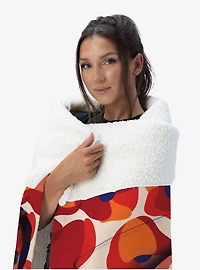 The Wizard of Oz Floral Wonder Silk Touch Sherpa Throw Blanket