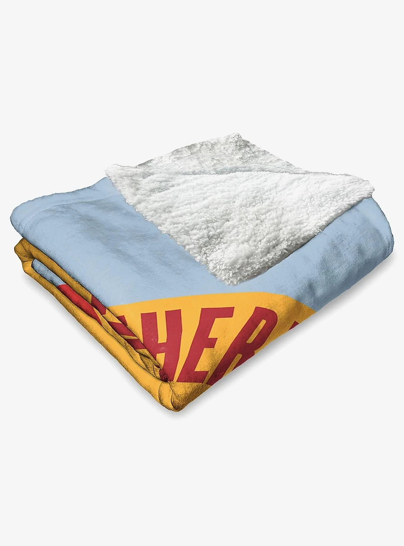 The Wizard of Oz Click Your Heels Silk Touch Sherpa Throw Blanket