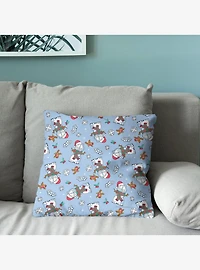 Garfield Snowman Garf Throw Pillow
