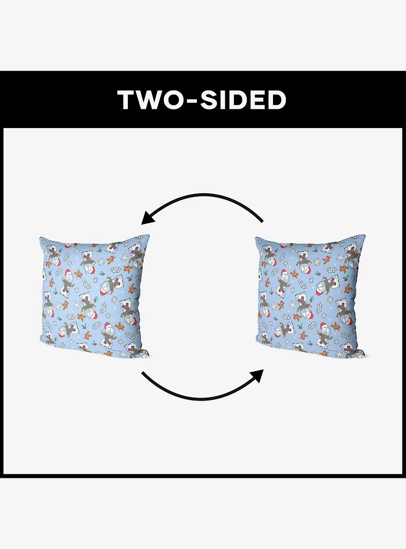 Garfield Snowman Garf Throw Pillow