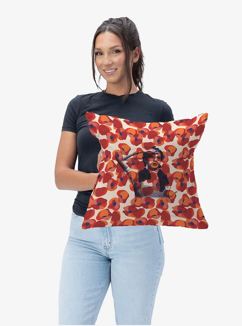 The Wizard of Oz Floral Exploration Throw Pillow
