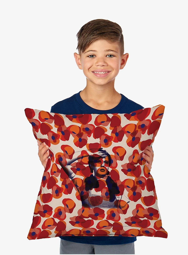 The Wizard of Oz Floral Exploration Throw Pillow