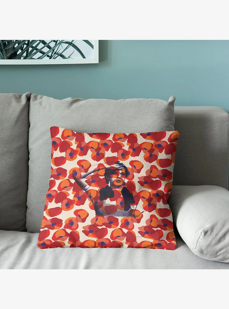 The Wizard of Oz Floral Exploration Throw Pillow