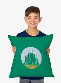 The Wizard of Oz Green City Throw Pillow