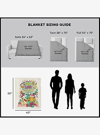 Garfield Peace Love Lasagna 40x50" Silk Touch Throw Blanket