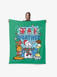 Garfield Sweater Weather 40x50" Silk Touch Throw Blanket