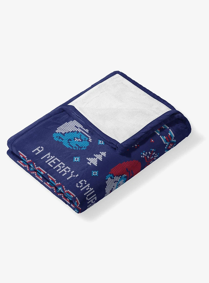 The Smurfs Merry Smurfy 40x50" Silk Touch Throw Blanket
