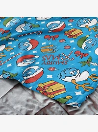 The Smurfs Smurfy Christmas 40x50" Silk Touch Throw Blanket