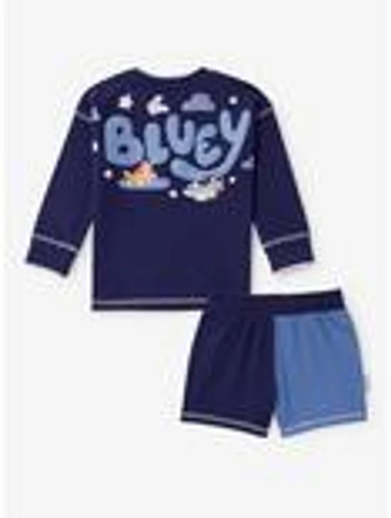 Bluey Sleepy Time Toddler Long Sleeve & Shorts Set - BoxLunch Exclusive