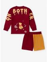 Disney Winnie the Pooh Floral Toddler Long Sleeve T-Shirt & Shorts - BoxLunch Exclusive