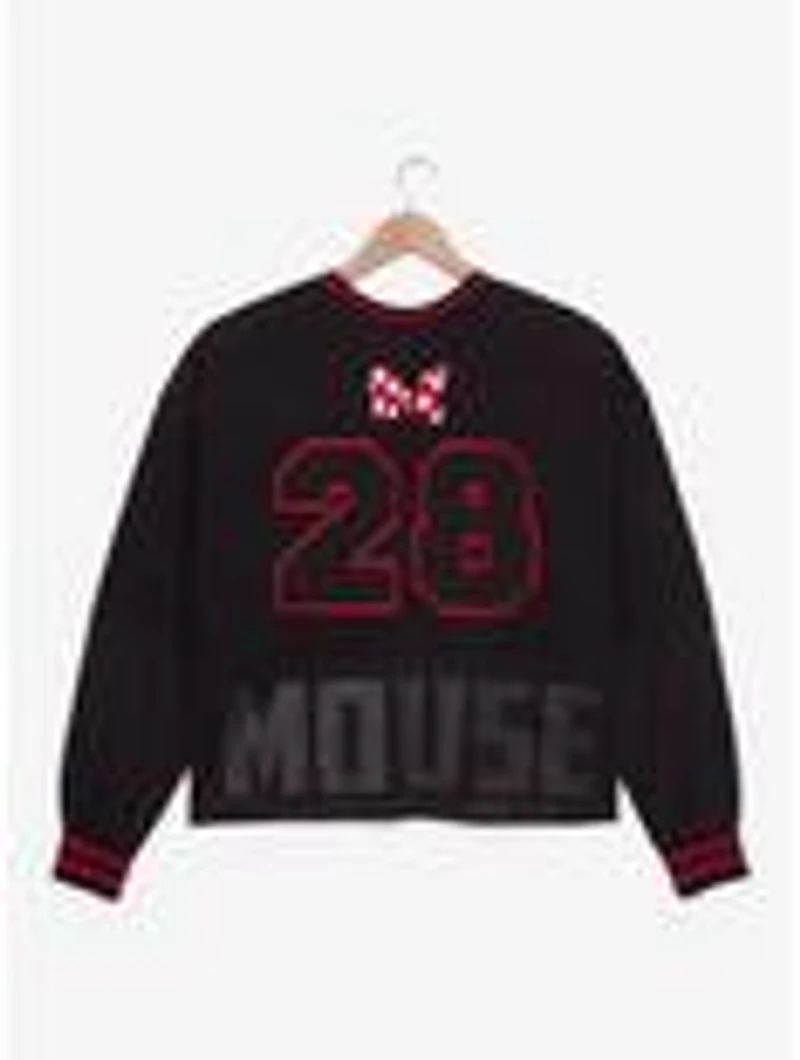 Disney Minnie Mouse Cropped Women's Plus Hockey Jersey — BoxLunch Exclusive