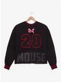 Disney Minnie Mouse Cropped Women's Plus Hockey Jersey — BoxLunch Exclusive
