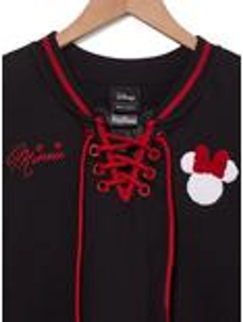 Disney Minnie Mouse Cropped Women's Plus Hockey Jersey — BoxLunch Exclusive
