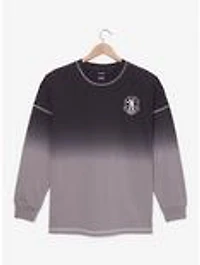 Wednesday Nevermore Academy Ombré Long Sleeve T-Shirt — BoxLunch Exclusive