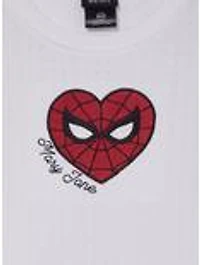 Marvel Spider-Man Pointelle Women's Long Sleeve T-Shirt — BoxLunch Exclusive