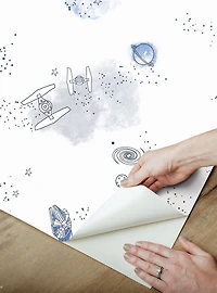 Star Wars Good Night Galaxy Peel & Stick Wallpaper