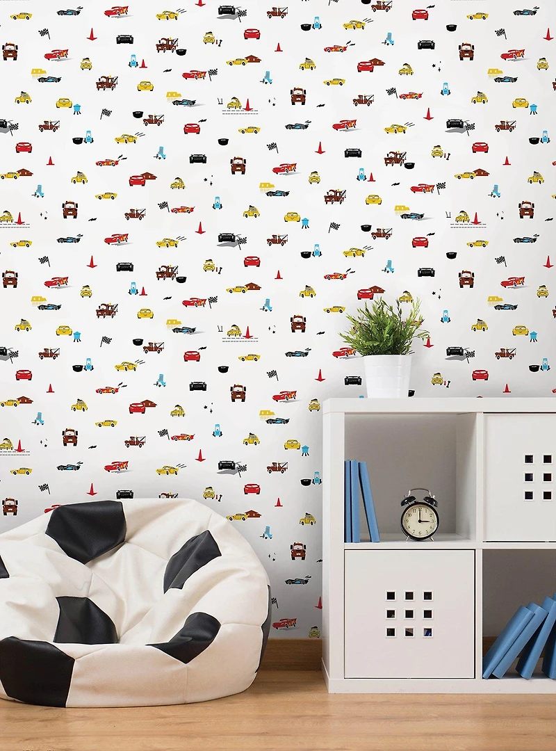 Disney Pixar Cars Racing Peel & Stick Wallpaper
