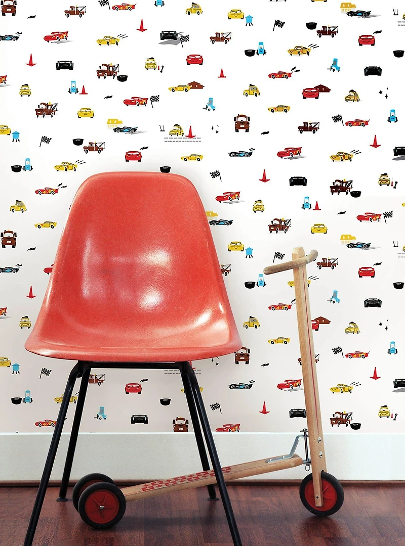 Disney Pixar Cars Racing Peel & Stick Wallpaper