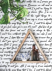 Love Letters Ink Peel & Stick Wallpaper