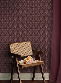 Disney Haunted Mansion Maroon Peel & Stick Wallpaper